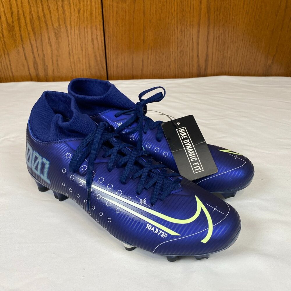 New Nike Mercurial Superfly 7 Academy MDS Indoor Soccer Cleat BQ5427-401 Men 6.5 - Picture 1 of 13